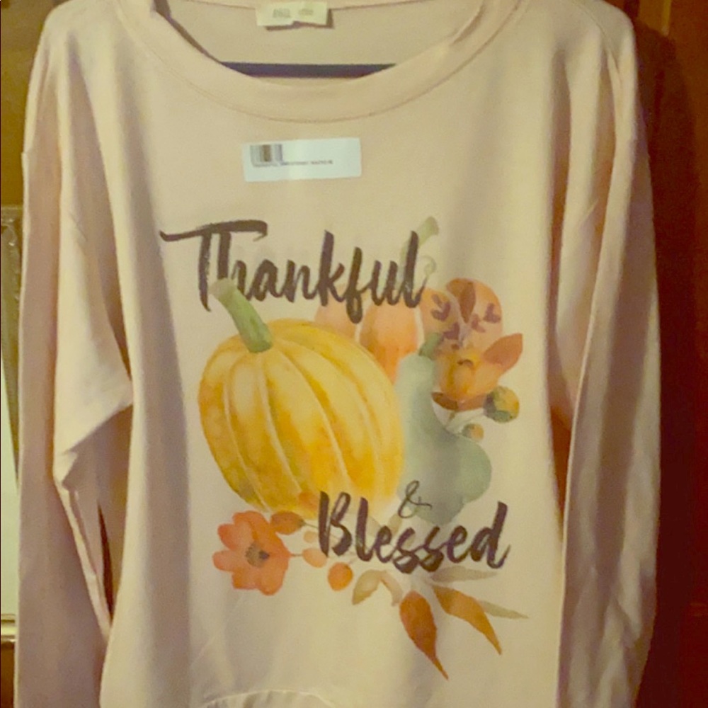Thankful and blessed sweatshirt